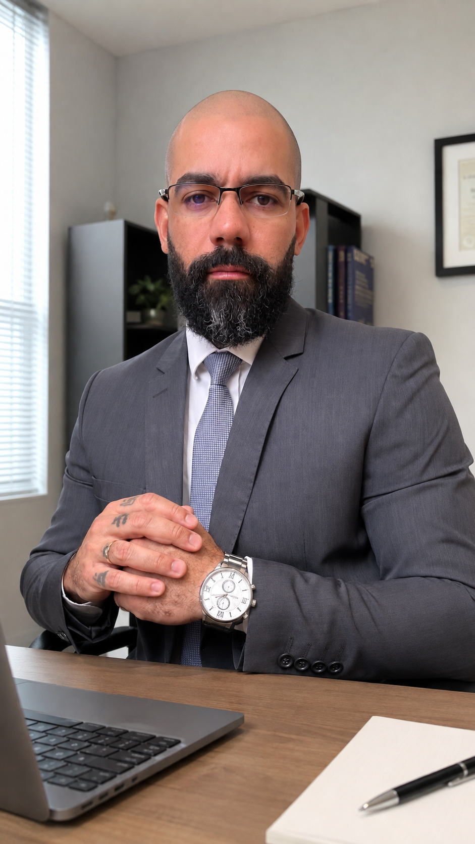 Retrato do advogado Wanderson Ferreira